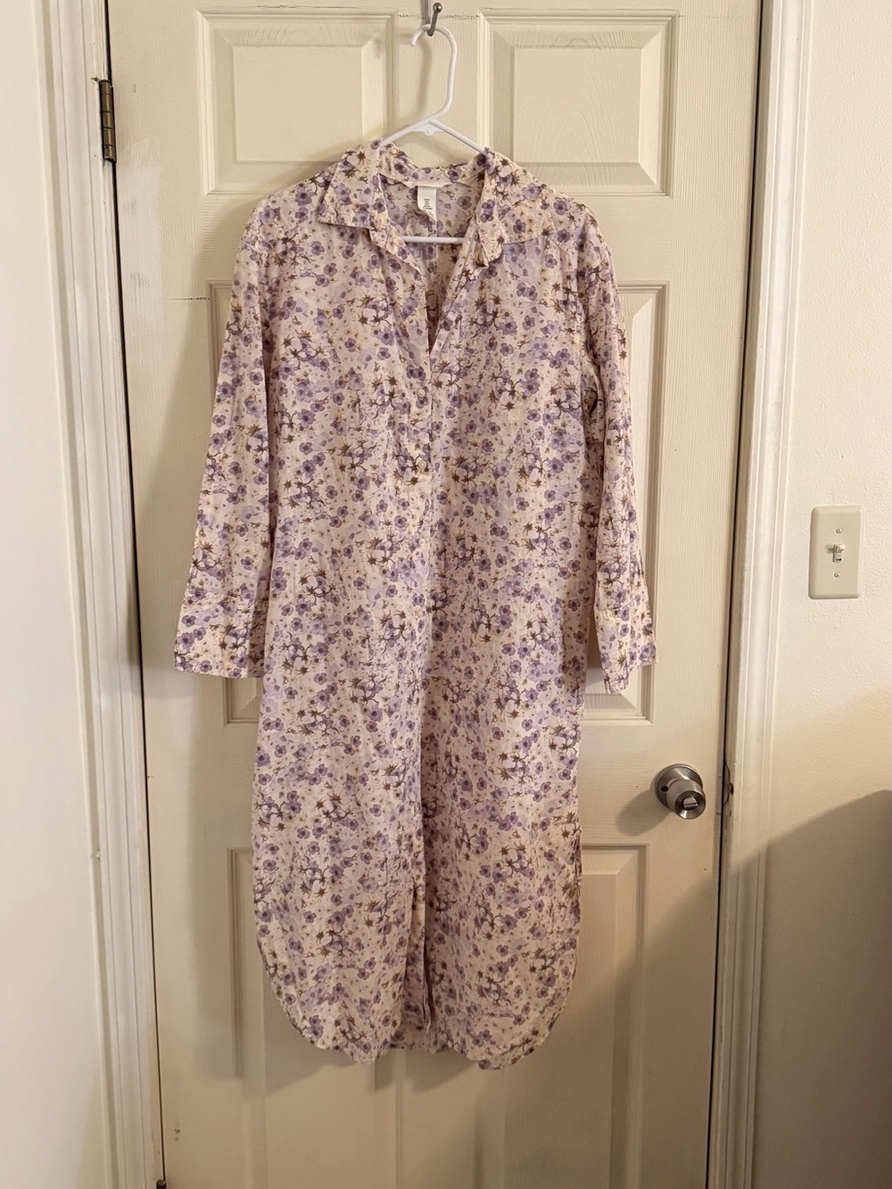 Women’s floral dress lavender color